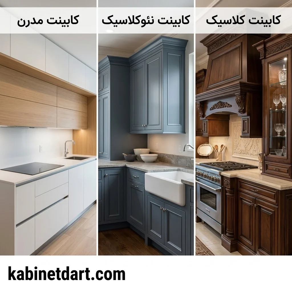 سبک های محبوب کابینت شیرازی ها